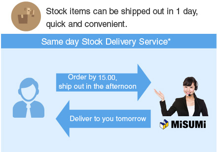 stock in Singapore ready to ship in same day