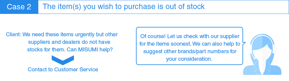 Step 2 / Your supplier does not provide enough products.